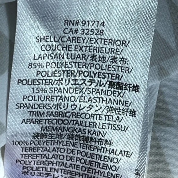 Armani Exchange | Gray Geometric Sequined Cap Sleeve Sheath Mini Dress, Size 0 - Picture 8 of 8